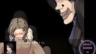 Japanese schoolgirls in oppai indulging in steamy experience in hentai game