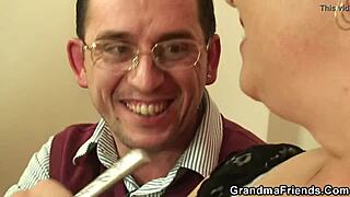 A family with a big-chested woman makes a porn movie with a POV camera