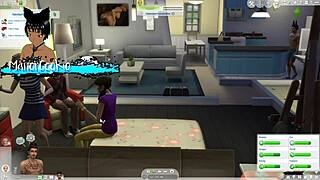 Sims 4 naughty mod featuring big tits and huge cocks