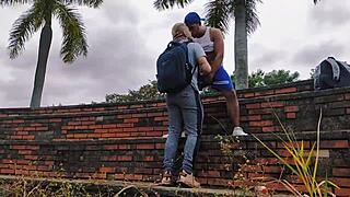 Found a Boy Smoking in the Forest, Gave Him a Wild Ride.