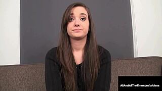 I'm obsessed with Gia Paige taking that hard cock deep in her tiny asshole.