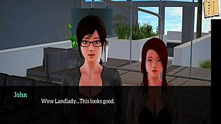 Adult visual novel with anime-style artwork, family theme