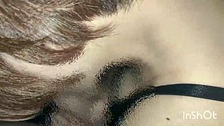 Japanese amateur gives blowjob and handjob outdoors