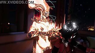 Hot Flamenco dancer in animated porn in virtual reality