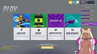 Vtuber Lewdneko Plays Overwatch And Gets Spanked Part 2