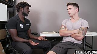 black cop fucks straight teen 18+ for the first time