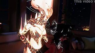 flaming hot atronach action in vr