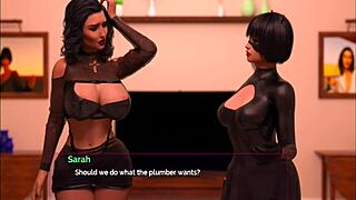 Second round with fine ass catwomen in Halloween outfit, shut up and dance