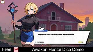Detailed demo of awaken hentai dice game with erotic anime scenes.
