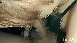 Japanese amateur gives blowjob and handjob outdoors