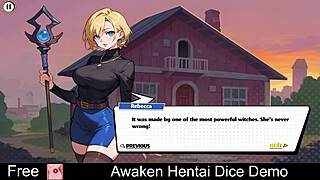 Detailed demo of awaken hentai dice game with erotic anime scenes.