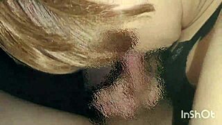 Japanese amateur gives blowjob and handjob outdoors