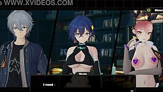 Playing Sfw Game With Porn Mods Featuring Gumi