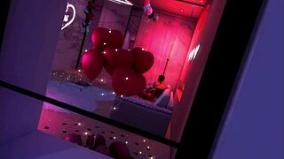 Slutty Waifu Surprises Boyfriend for Romantic Valentine's Night