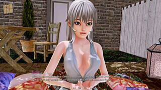 Harem hotel game with big tits cute 3D cartoon boobs and sexy anime