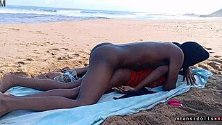 Sex on the Beach with African Couple and Natural Vibes