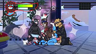 Gay hentai game with endless ninja gangbang and more
