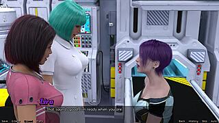 3D animated beauty in space: Big Boobs and Big Cock lovers rejoice!