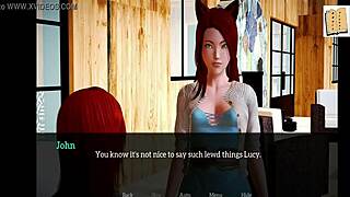 Hot redhead MILF with natural tits in homemade video