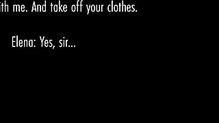 elena makes a deal and gets bent over for doggystyle fucking