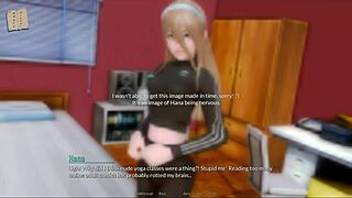 3D animated harem game with chubby girls and big boobs