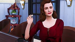 Peggy's affair explodes in naughty 3D hentai sex with American anime characters!