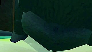 A femboy gives his loving master a deep blow job in the recroom