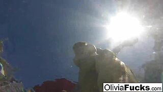 Olivia Has Some Summer Fun in the Pool