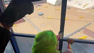 moee baby twerks huge ass for gibby the clown in hentai doggystyle