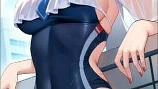 big tits and ass in hentai anime pussy blowjob