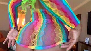 Moe's baby twerks non-stop with Gibby the clown