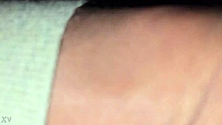 Daddy's big black cock fucking white tight hole