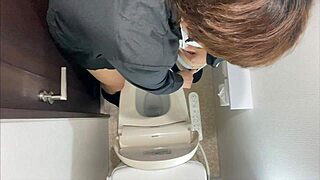 Are you ready to see this newly dating Japanese couple having intense raw sex in the store?