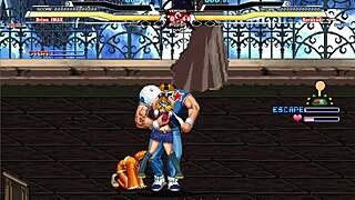 Brian battles Selcer in hentai cumshot sex