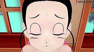 i watched chichi getting stuck in the kitchen in dragon ball z ex part 2, full movie on fantasyking3