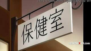 pervy teacher blackmails young campus lesbians in uncensored hentai