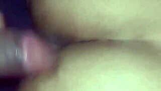 interracial black top dominates with anal fucking and cum