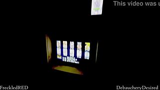 Sucked a big cock at a glory hole and got a facial