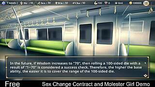 A sex switcheroo with a naughty girl in a game of pleasure