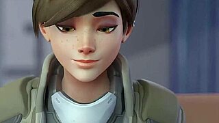 yo, ever seen tracer from redmoa swallowing in wild cartoon action like this?