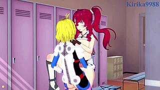 Ange and Hilda, ready for intense lesbian and futanari play?