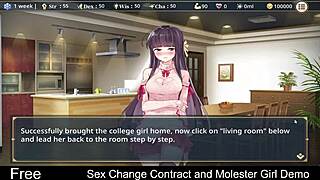 Sex change contract turns her into m girl 😏