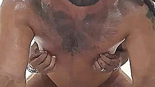 Interracial gay love in Brazilian ass fucking and anal sex