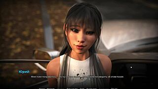 Complete gameplay with monster cock masturbation in public