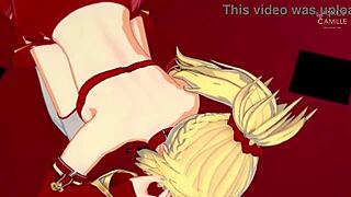 Mordred Pedragon masturbates you and lets you cum inside! Fate Apocrypha