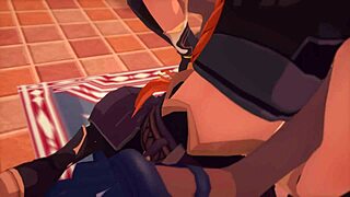 Maids Jean in Genshin Impact Adventure with Group Interactions.