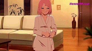 Sakura Naruto XXX parody: new sex date animation