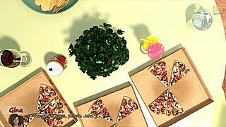 big city pleasures with 3d brunette ass and boobs 😍