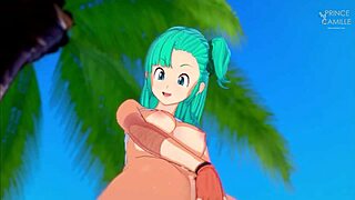 Bulma Gets Caught Masturbating In Kame House During Dragon Ball Adventure