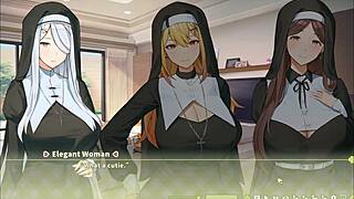 Summer Clover Fired For His Giant Cock In Harem Game